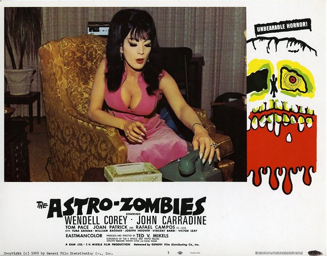 The Astro-Zombies - Cartões lobby - Tura Satana