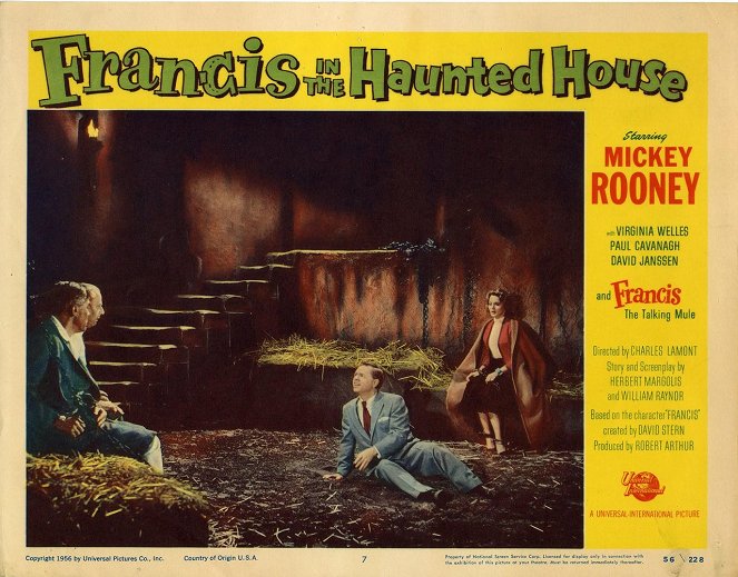 Francis in the Haunted House - Cartes de lobby