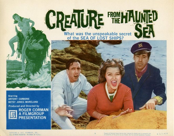 Creature from the Haunted Sea - Lobbykaarten - Robert Towne, Betsy Jones-Moreland, Antony Carbone