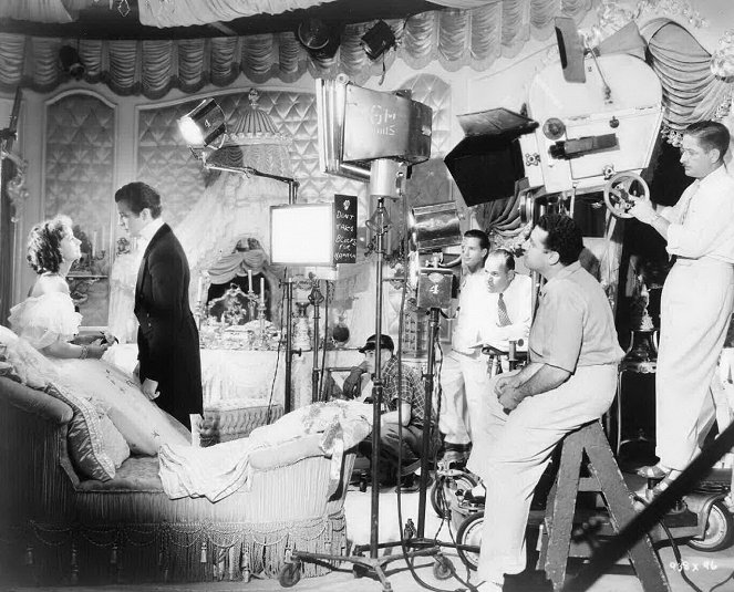Die Kameliendame - Dreharbeiten - Greta Garbo, Robert Taylor, George Cukor, William H. Daniels