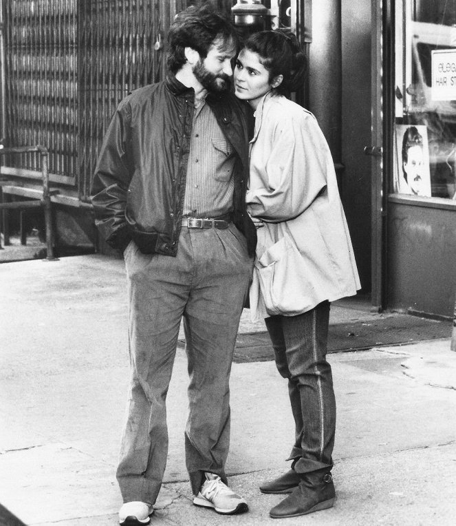 Neukku New Yorkissa - Kuvat elokuvasta - Robin Williams, Maria Conchita Alonso