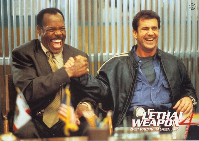 Lethal Weapon 4 – Zwei Profis räumen auf - Lobbykarten - Danny Glover, Mel Gibson