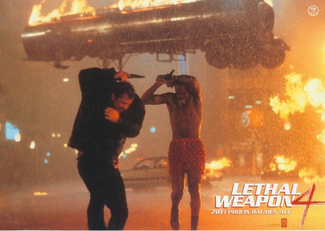 Lethal Weapon 4 – Zwei Profis räumen auf - Lobbykarten - Mel Gibson, Danny Glover