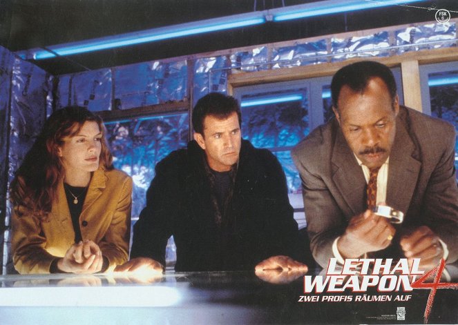 Lethal Weapon 4 – Zwei Profis räumen auf - Lobbykarten - Rene Russo, Mel Gibson, Danny Glover