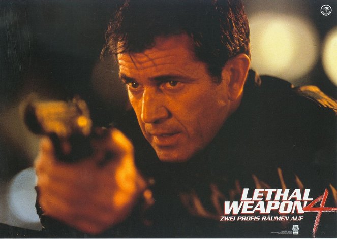 Arma Mortífera 4 - Cartões lobby - Mel Gibson