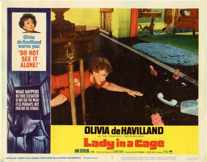 Lady in a Cage - Lobby Cards