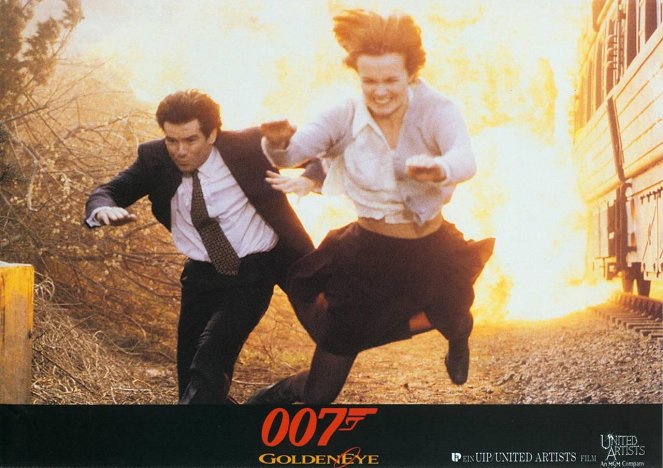 007 ja Kultainen silmä - Mainoskuvat - Pierce Brosnan, Izabella Scorupco