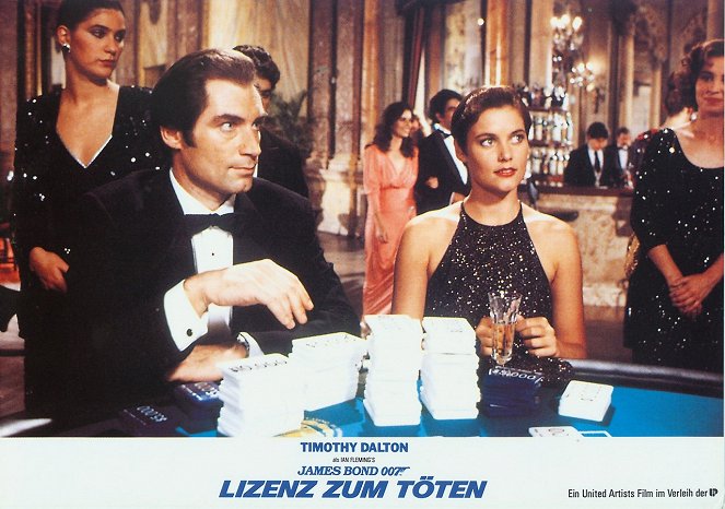 James Bond 007 - Lizenz zum Töten - Lobbykarten - Timothy Dalton, Carey Lowell