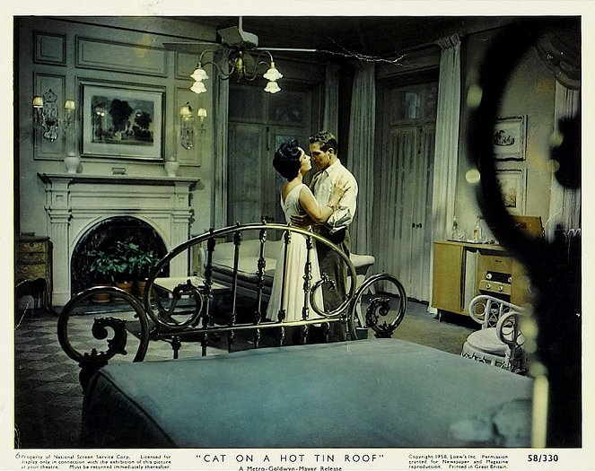 La Chatte sur un toit brûlant - Cartes de lobby - Elizabeth Taylor, Paul Newman