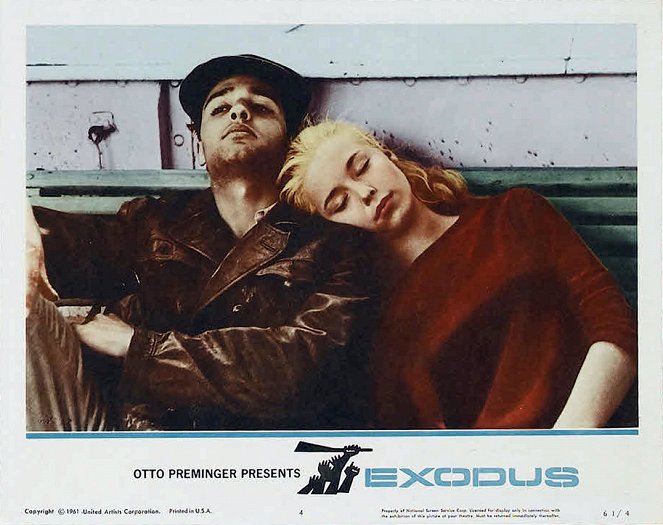 Exodus - Lobbykarten - Sal Mineo, Jill Haworth