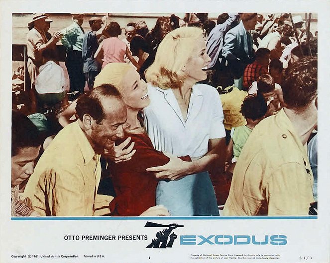 Exodus - Cartes de lobby - Jill Haworth, Eva Marie Saint