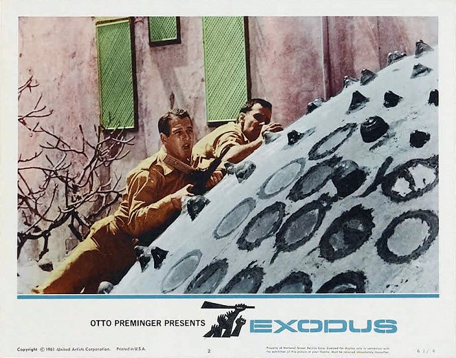 Exodus - Cartes de lobby - Paul Newman