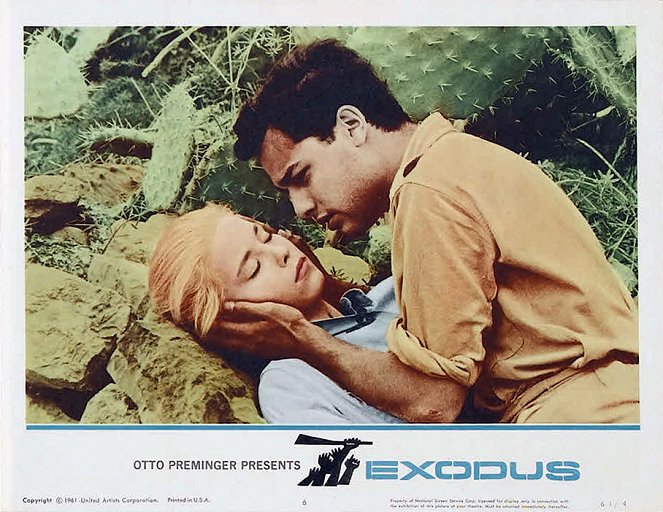 Exodus - Lobbykaarten - Jill Haworth, Sal Mineo