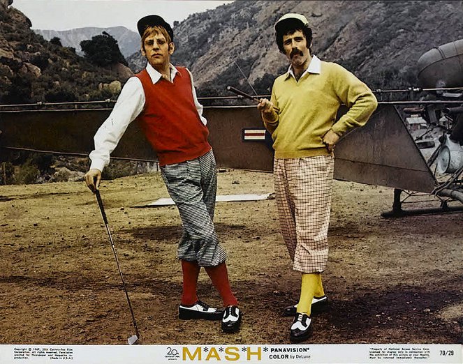 MASH film - Fotosky - Donald Sutherland, Elliott Gould