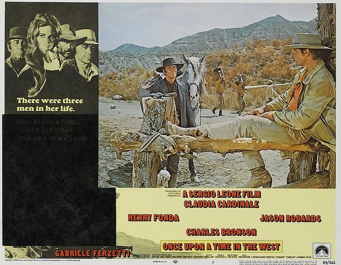 Aconteceu no Oeste - Cartões lobby - Henry Fonda, Charles Bronson