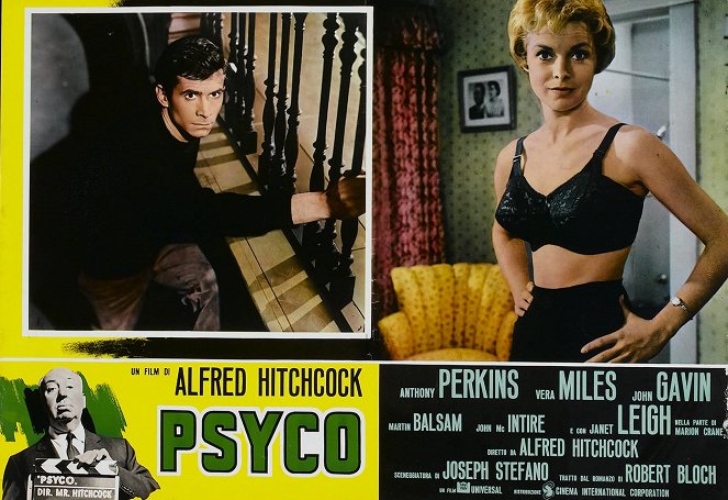 Psycho - Vitrinfotók - Anthony Perkins, Janet Leigh
