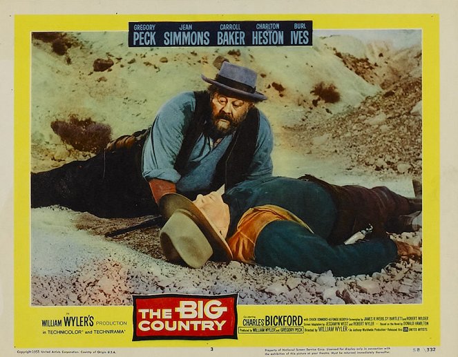 The Big Country - Lobby karty - Burl Ives, Charles Bickford