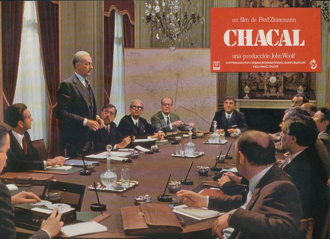 Chacal - Cartões lobby - Jacques Alric, Jacques François, Alan Badel