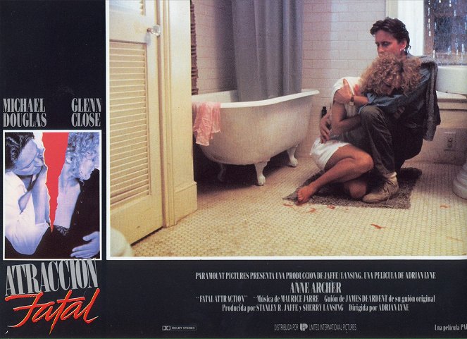 Fatal Attraction - Lobby Cards - Glenn Close, Michael Douglas