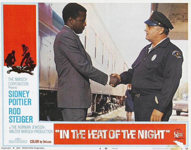 In the Heat of the Night - Lobby Cards - Sidney Poitier, Rod Steiger