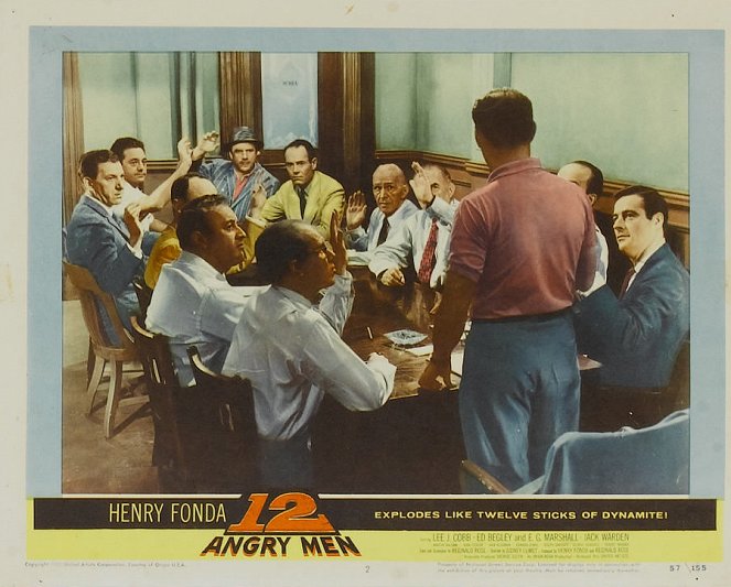 Dvanáct rozhněvaných mužů - Fotosky - John Fiedler, Lee J. Cobb, Jack Klugman, Edward Binns, Jack Warden, Henry Fonda, Joseph Sweeney, Robert Webber