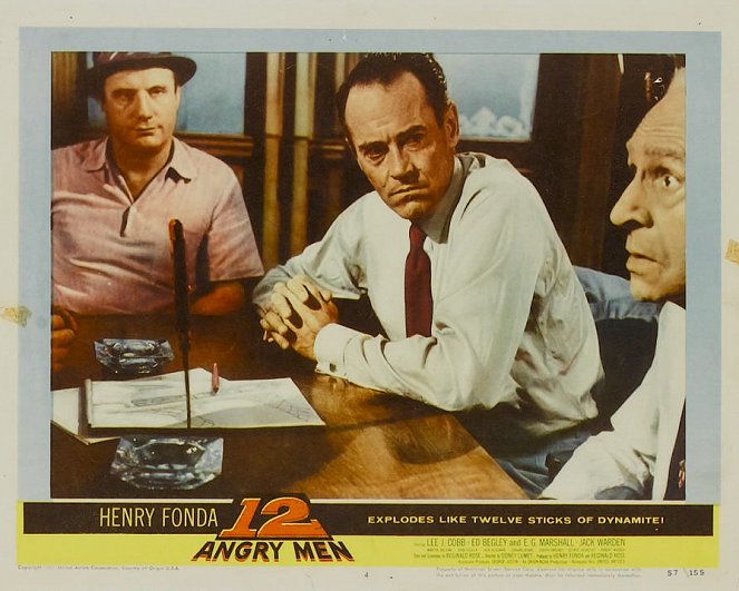 Tizenkét dühös ember - Vitrinfotók - Jack Warden, Henry Fonda, Joseph Sweeney