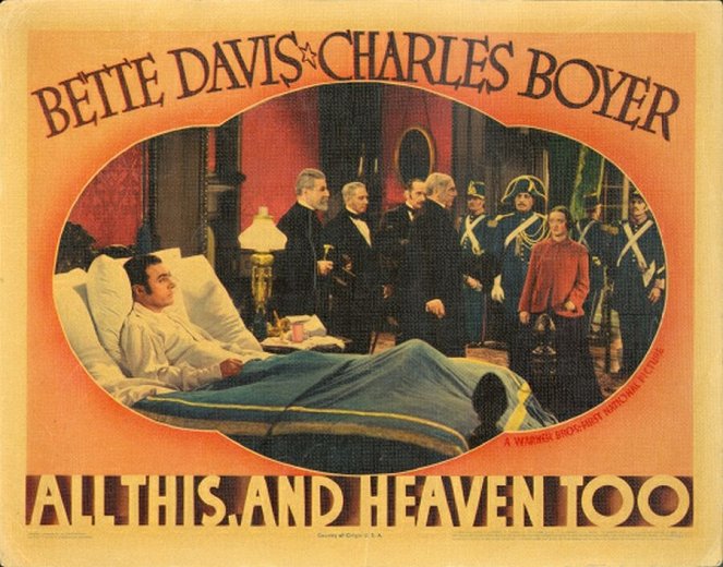 All This, and Heaven Too - Lobby Cards