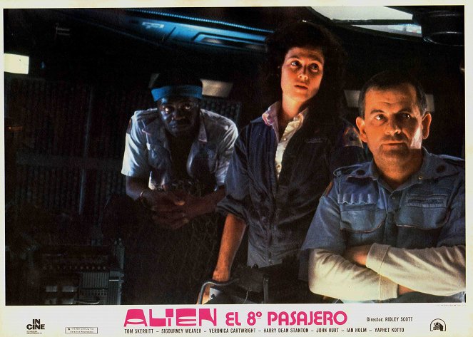 Alien, le huitième passager - Cartes de lobby - Yaphet Kotto, Sigourney Weaver, Ian Holm