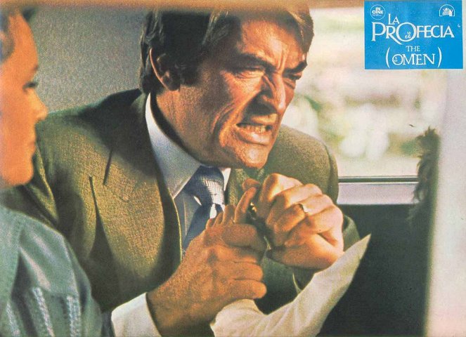 La Malédiction - Cartes de lobby - Gregory Peck