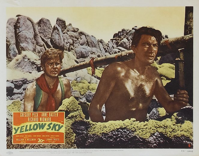 Yellow Sky - Lobby Cards - Robert Arthur, Gregory Peck