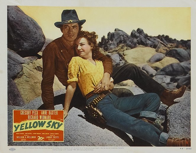 Yellow Sky - Vitrinfotók - Gregory Peck, Anne Baxter