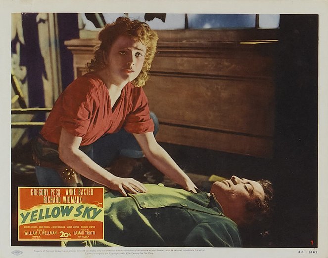 Yellow Sky - Lobby karty - Anne Baxter, Gregory Peck