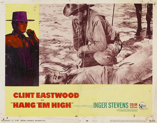 Hang 'Em High - Cartões lobby - Clint Eastwood, Ben Johnson