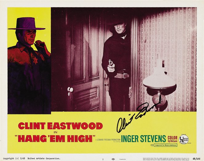 Hang 'Em High - Cartões lobby - Clint Eastwood
