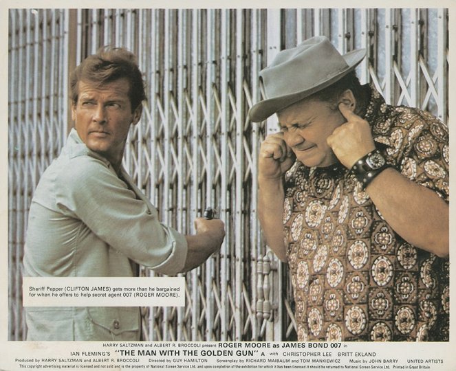 The Man with the Golden Gun - Lobby Cards - Roger Moore, Clifton James