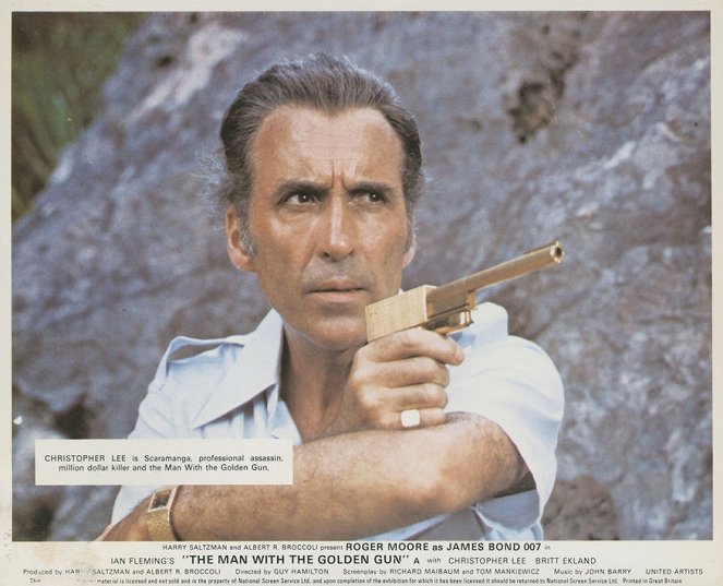 James Bond - Der Mann mit dem goldenen Colt - Lobbykarten - Christopher Lee