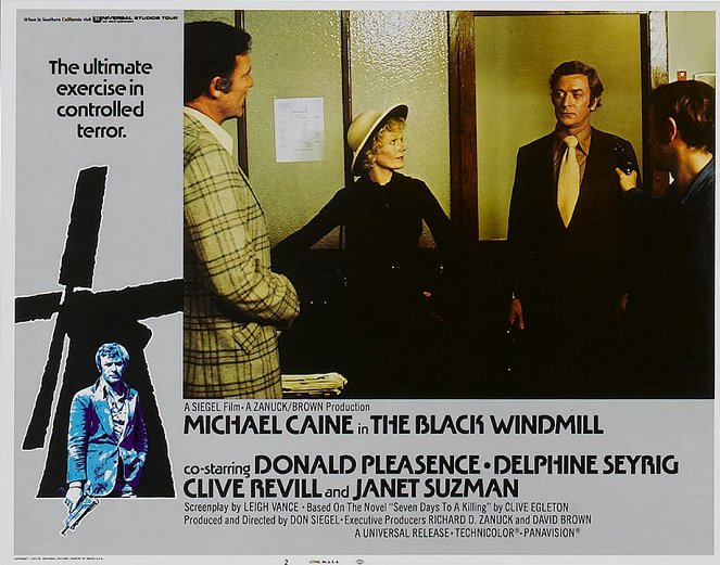 The Black Windmill - Fotocromos - Delphine Seyrig, Michael Caine