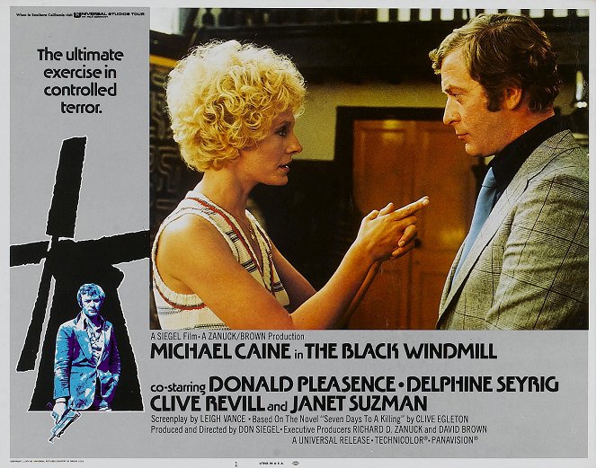The Black Windmill - Lobby Cards - Delphine Seyrig, Michael Caine