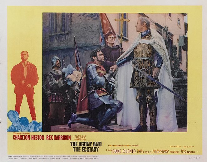 Michelangelo: Inferno und Ekstase - Lobbykarten - Rex Harrison