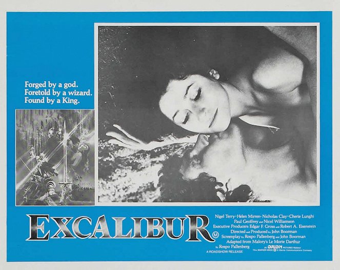 Excalibur - Cartões lobby - Nicholas Clay, Cherie Lunghi