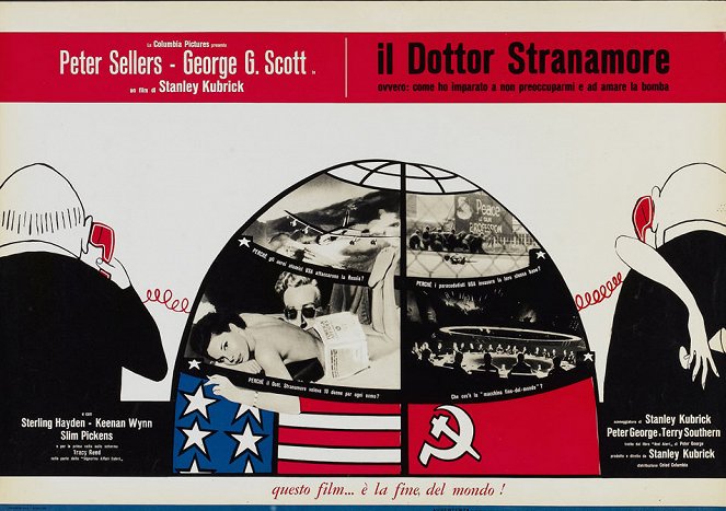 Dr. Strangelove or: How I Learned to Stop Worrying and Love the Bomb - Lobby Cards