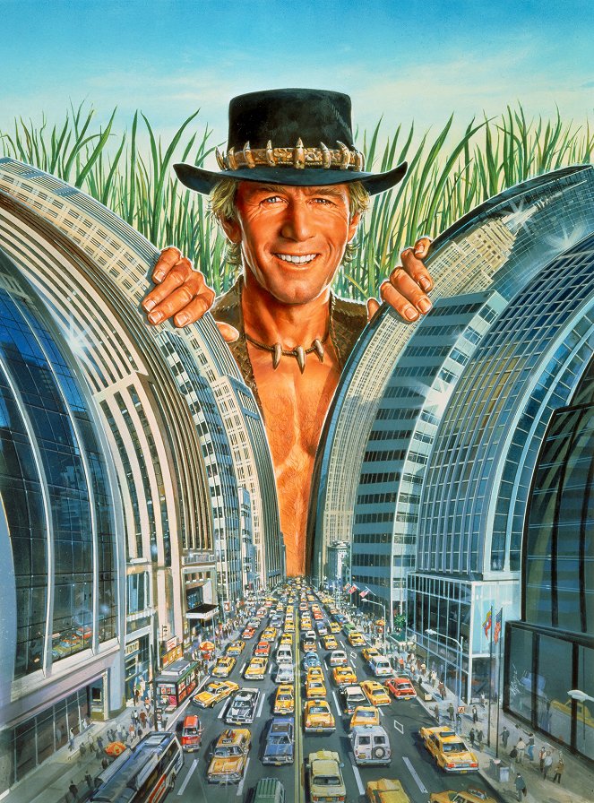 Crocodile Dundee - Ein Krokodil zum Küssen - Werbefoto - Paul Hogan