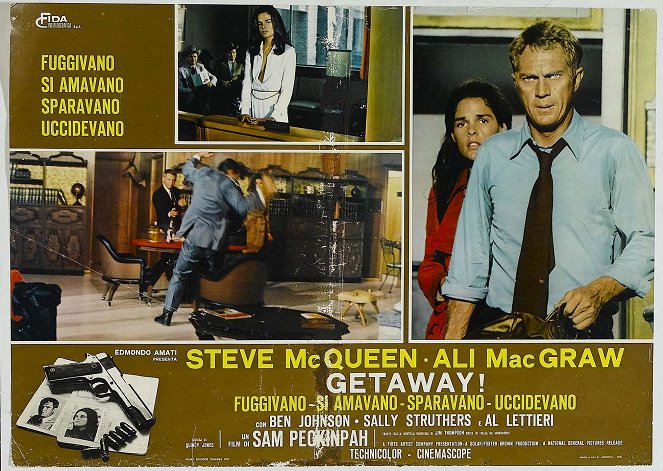 The Getaway - Lobby karty - Ali MacGraw, Steve McQueen