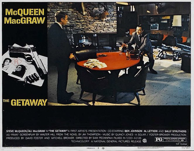 The Getaway - Ihre Chance ist gleich null - Lobbykarten - Steve McQueen, Ben Johnson