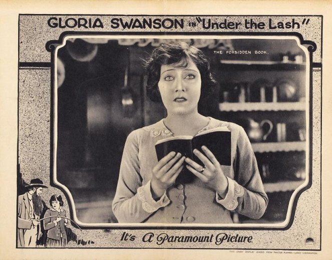 Under the Lash - Lobbykarten - Gloria Swanson
