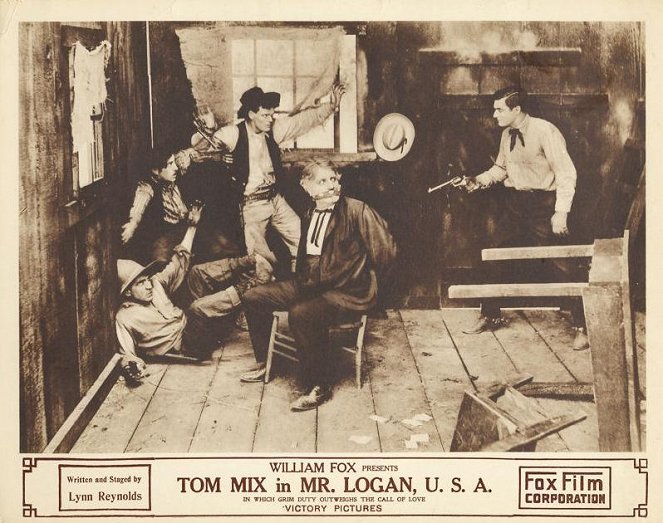 Mr. Logan, U.S.A. - Lobbykarten - Tom Mix