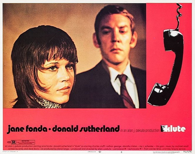 Klute - Cartes de lobby - Jane Fonda, Donald Sutherland
