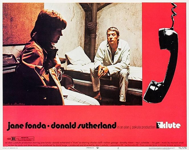 Klute - Cartes de lobby - Jane Fonda, Donald Sutherland