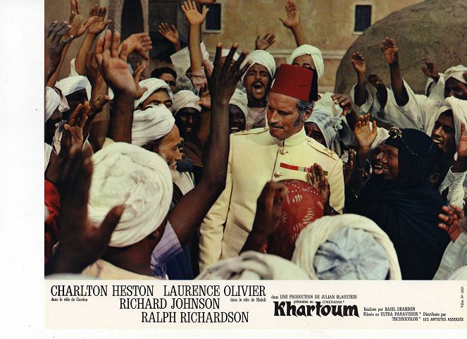 Khartoum - Cartes de lobby - Charlton Heston