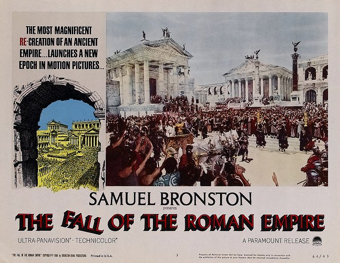 La Chute de l'empire romain - Cartes de lobby